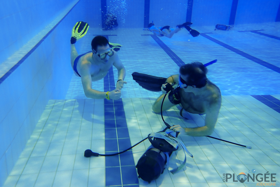 entrainnement en piscine